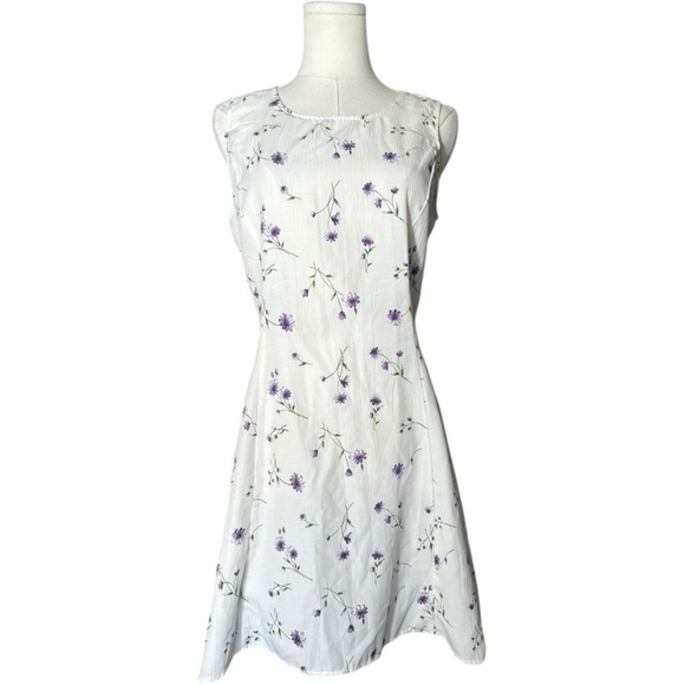 Vintage 1950s 1960s Fit & Flare Floral Mini Mod Dress – Cottage-core  219